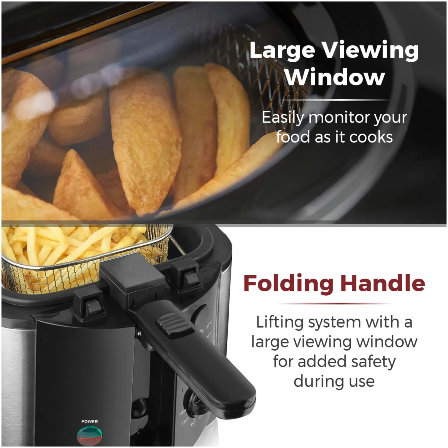 RKW0069_8 Tower Square Fryer Black 2ltr
