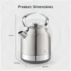 Swan Retro Traditional Kettle Stainless Steel