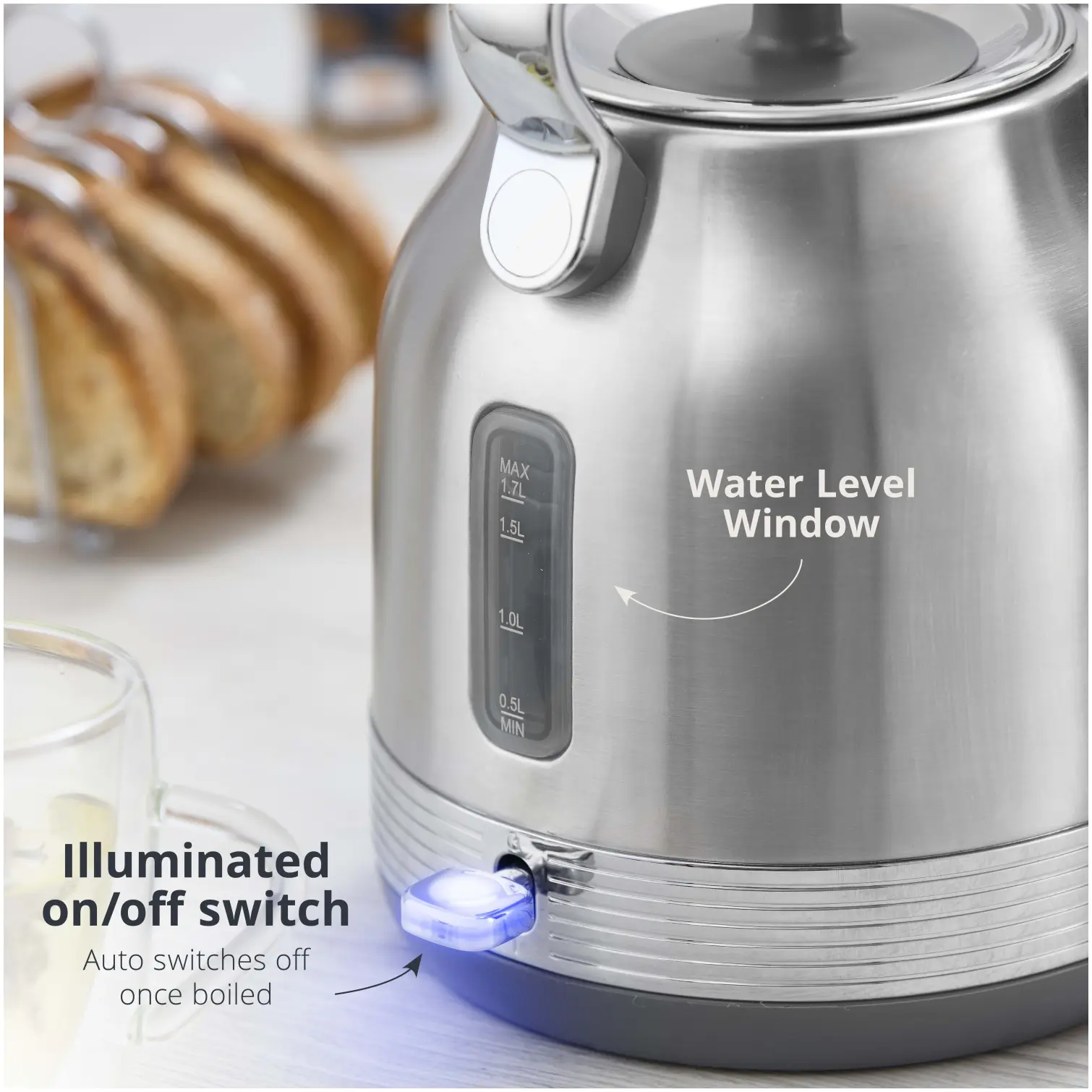 Swan Retro Traditional Kettle Stainless Steel