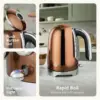 Swan Solace Jug Kettle Copper