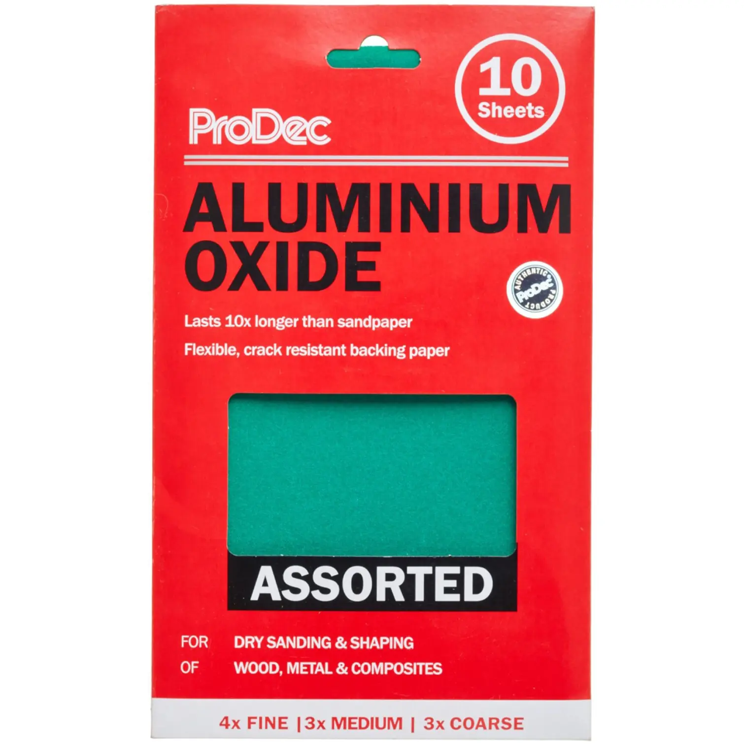 Aluminium Oxide Assorted 10pk 230mmX140mm