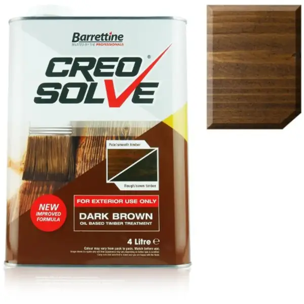 Barrettine Creosolve Dark 4 Litres