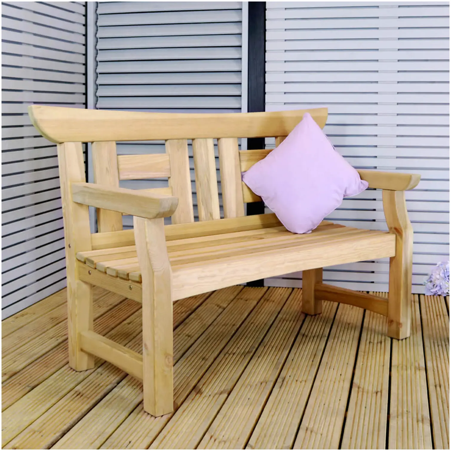 Zest 4 Leisure Cherry Blossom 2 Seater Wooden Bench