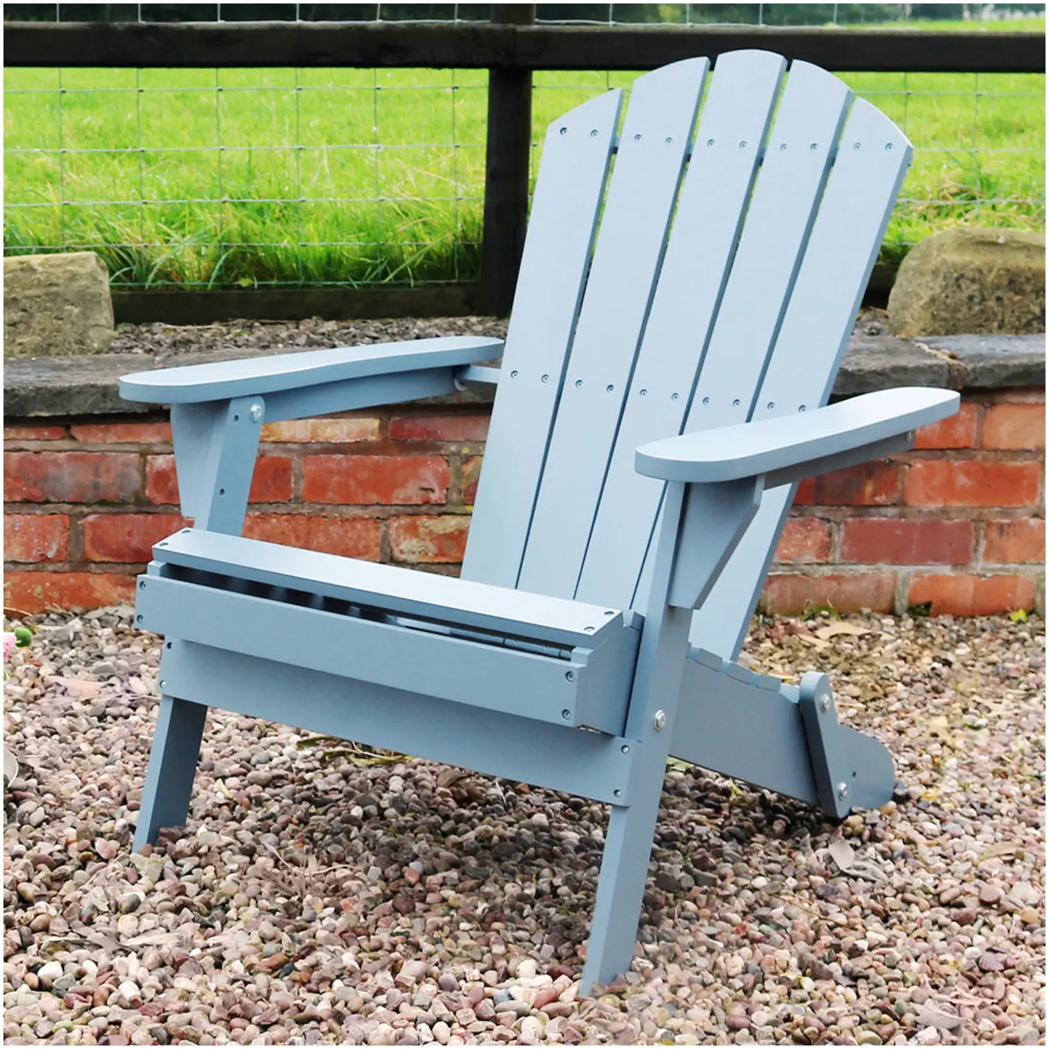 Zest Jasmine Folding Chair Grey