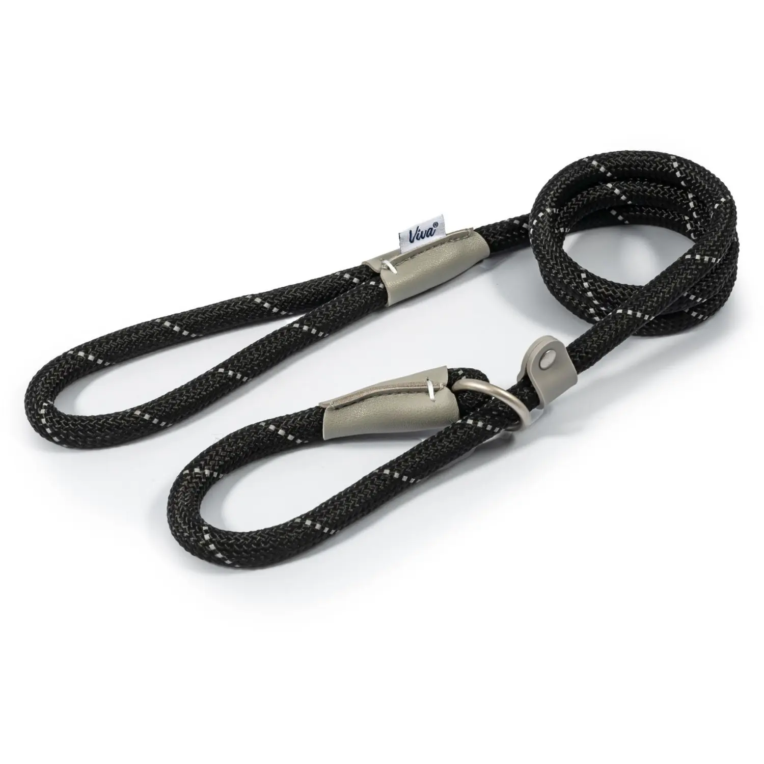 Reflective Slip Lead Black 1.5m