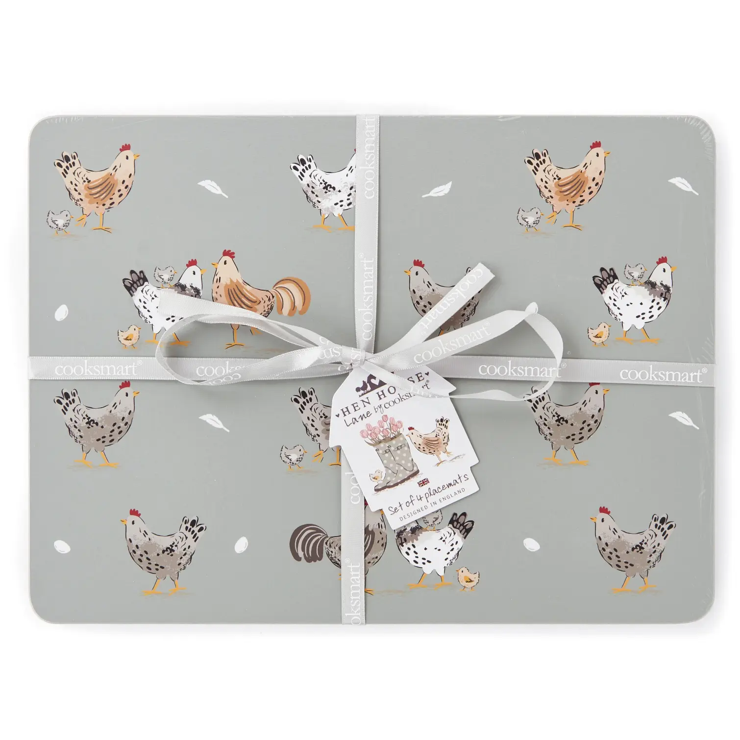 Cooksmart Hen House Lane Placemats Pack of 4