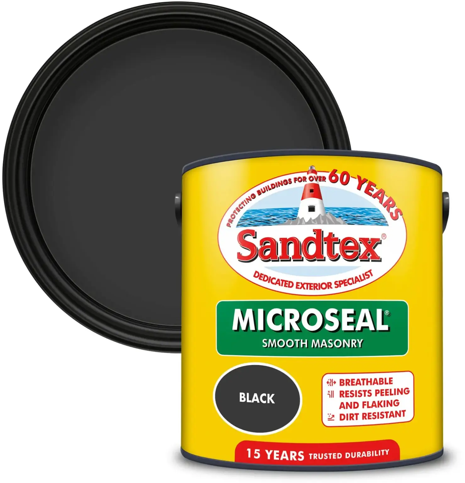 Sandtex Masonry Paint 2.5ltr Black