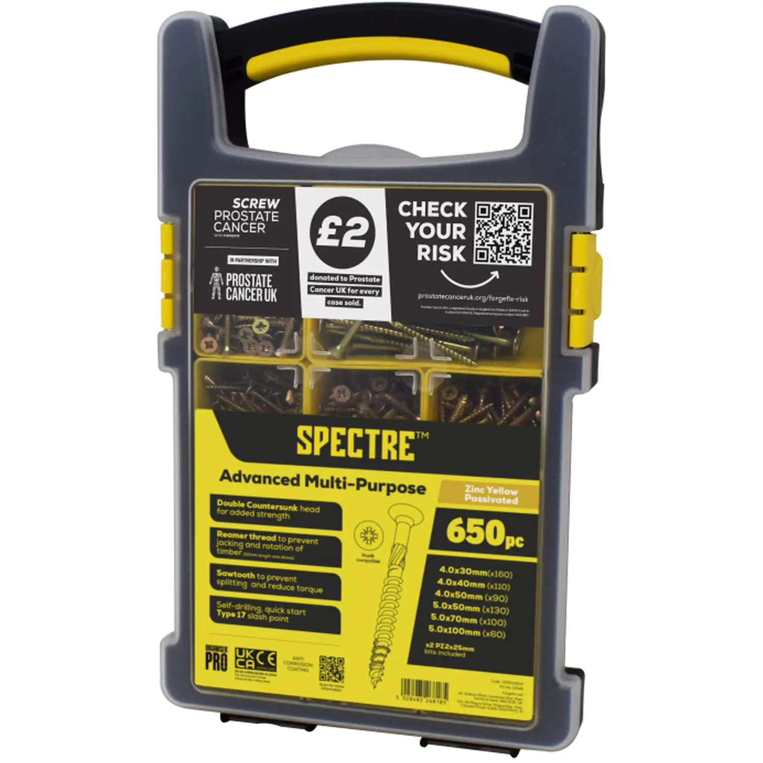 Spectre Screw Kit (650)pc