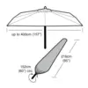 Garland Parasol Cover Extra Large 216cm