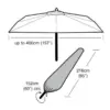 Garland Parasol Cover Extra Large 216cm