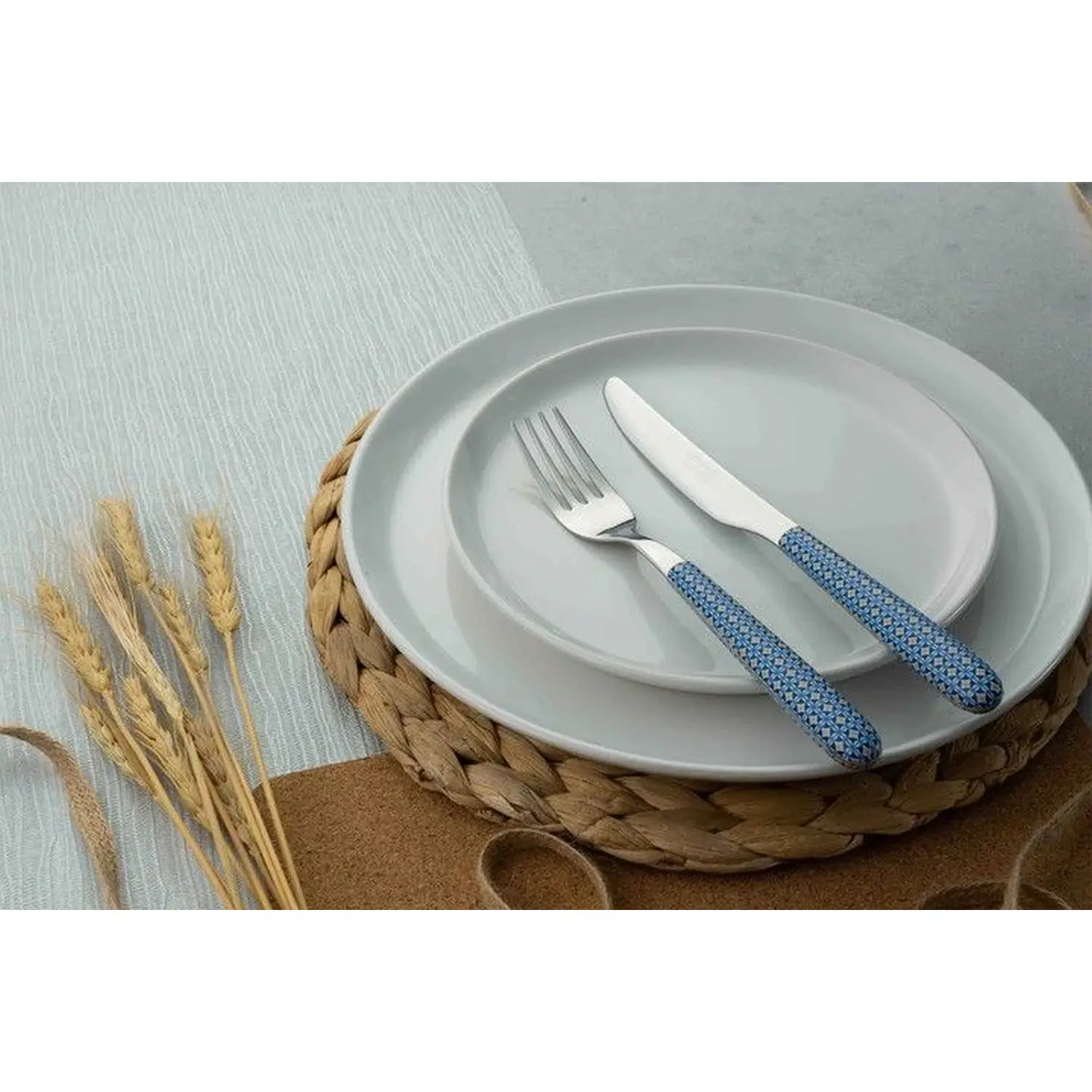 Grunwerg Greenwork Cutlery Set 24 Piece Mosaic Tiles