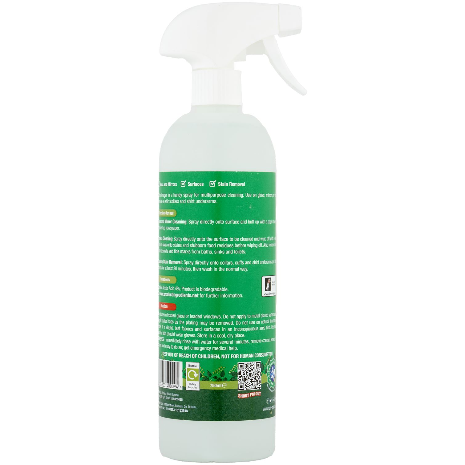 DP Pure White Vinegar 750ml