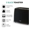 RKW0134_8 Tower Presto 2 Slice Toaster Grey