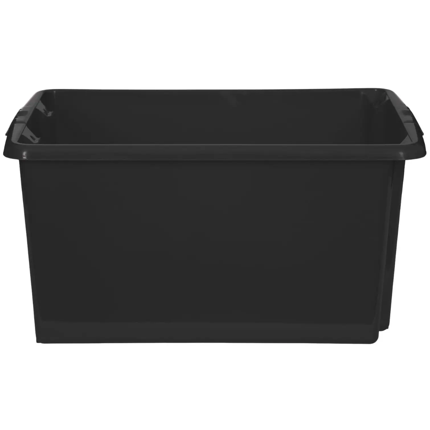 Whitefurze Large Storage Box Black