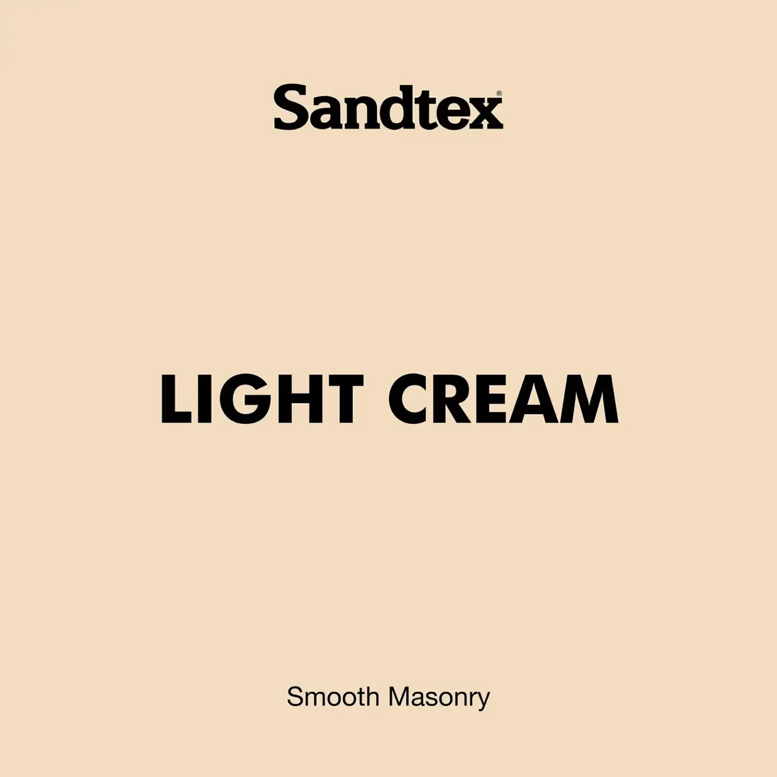 Sandtex Masonry Paint 5Ltr Light Cream