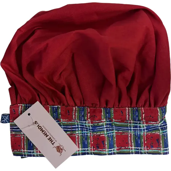 Kids Chefs Hat Tartan Paint
