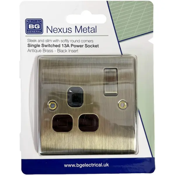 BG 2g Wall Switch Antique Brass
