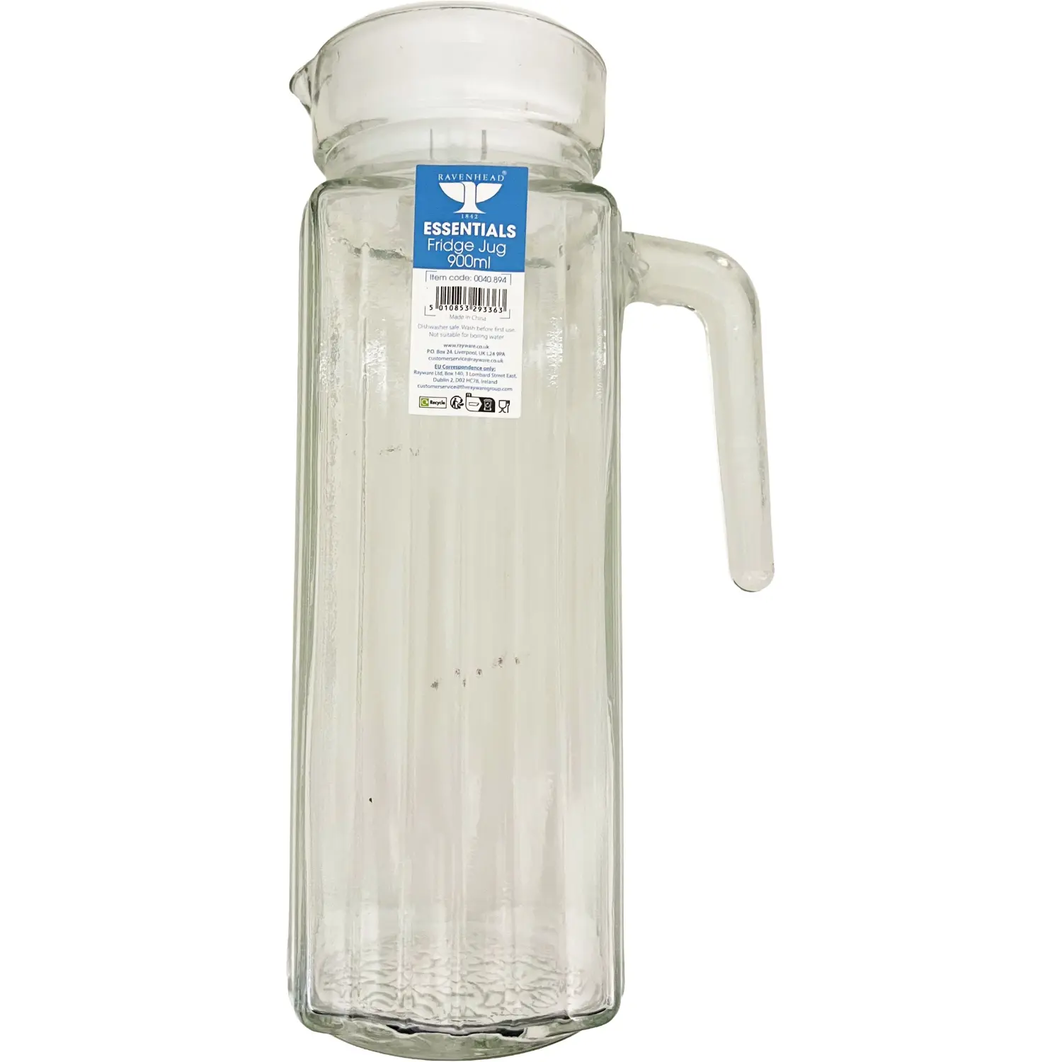 Ravenhead Essentials Fridge Jug & Lid 900ml