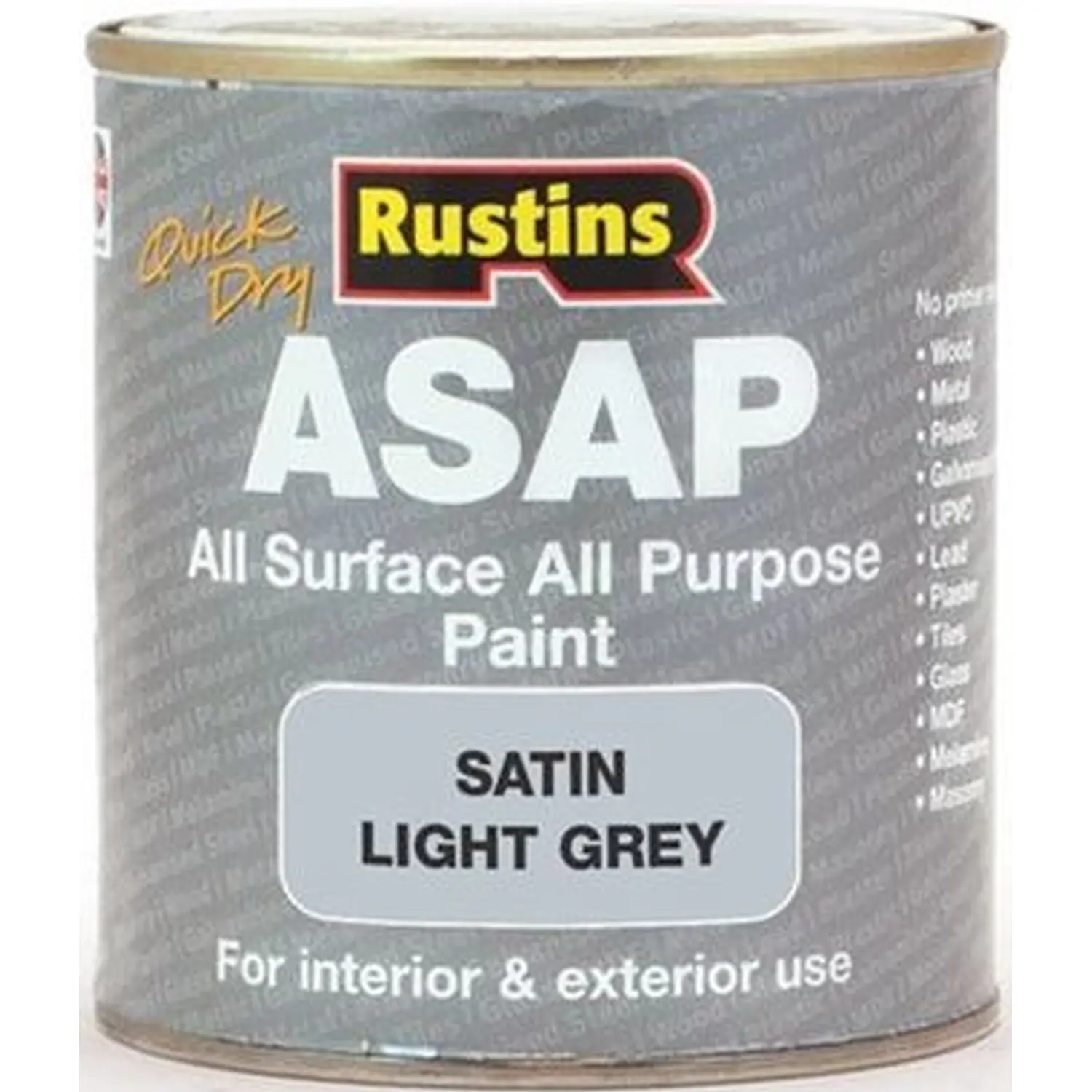 Rustins ASAP Light Grey 250ml
