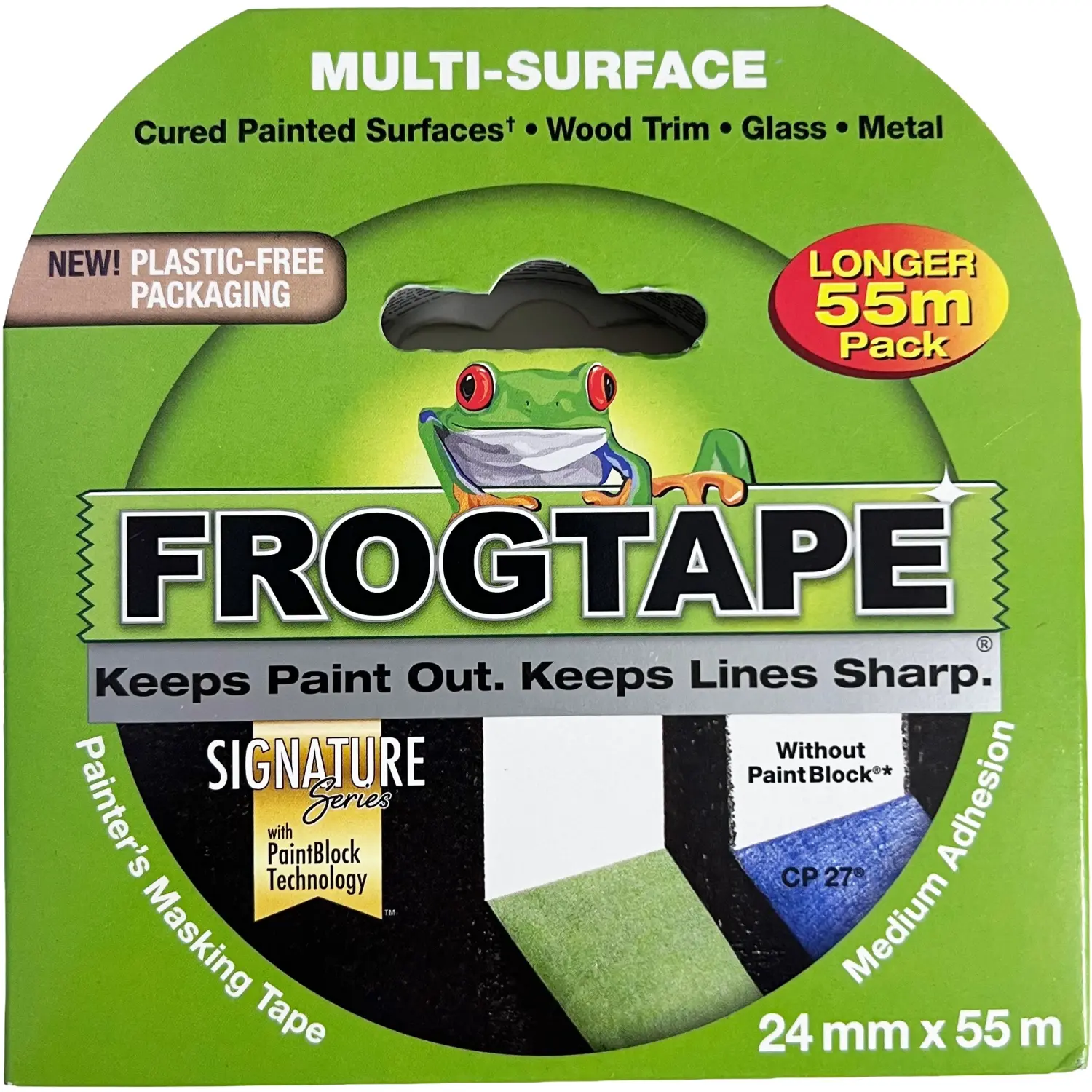Frog Tape Multi-Surface 24mmx 55m decorating essential for painting a room UK