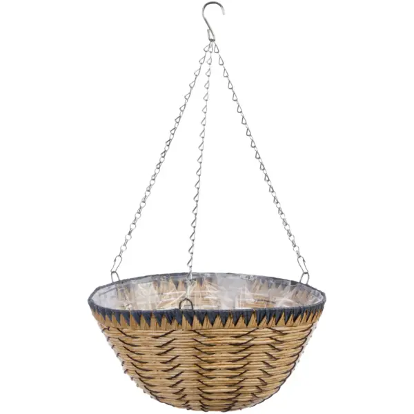 Smart Garden Hanging Basket Rattan Effect 14"