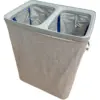Blue Canyon Dual Laundry Hamper 100L 56x40x67cm