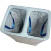 Blue Canyon Dual Laundry Hamper 100L 56x40x67cm