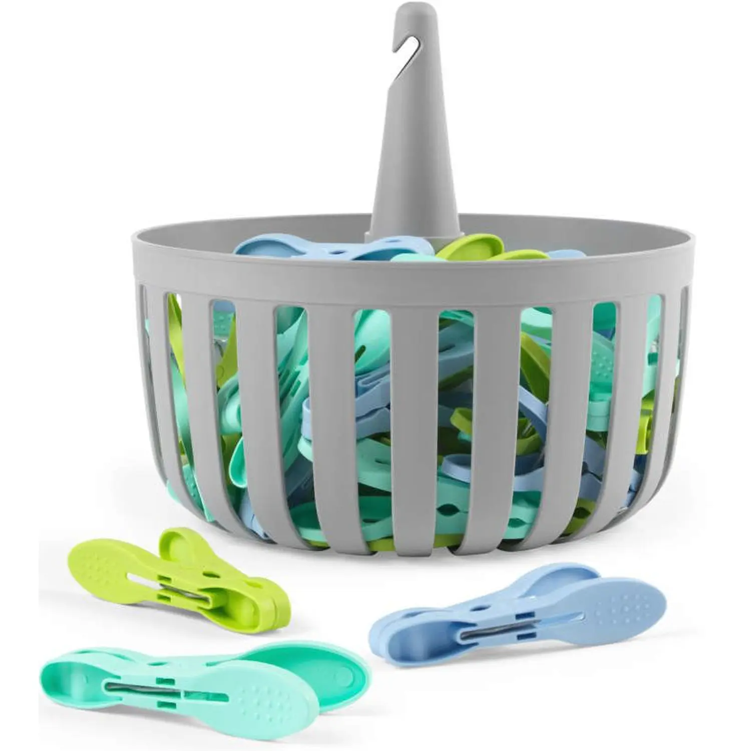 Beldray 30 Easy Grip Pegs & Basket