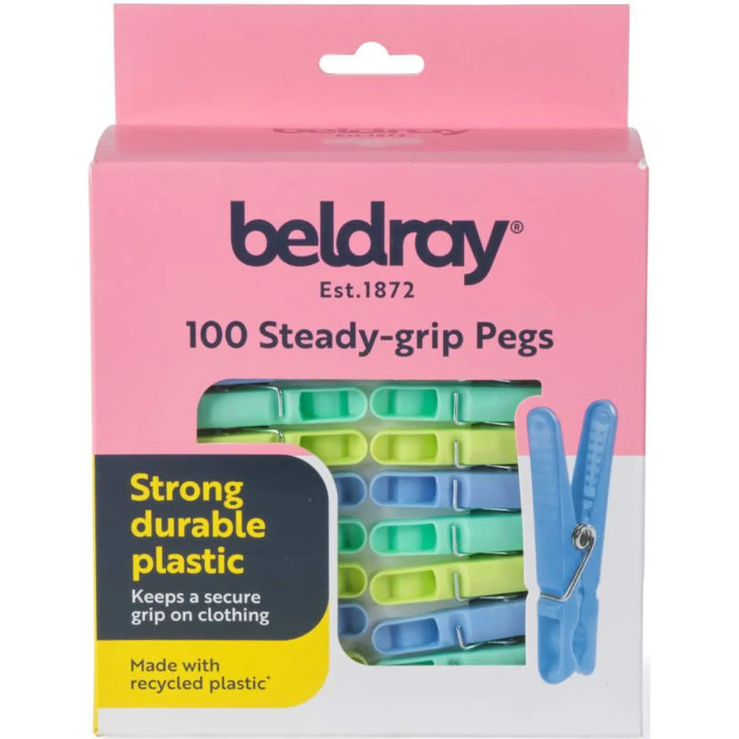 Beldray Steady-Grip Pegs Pack of 100