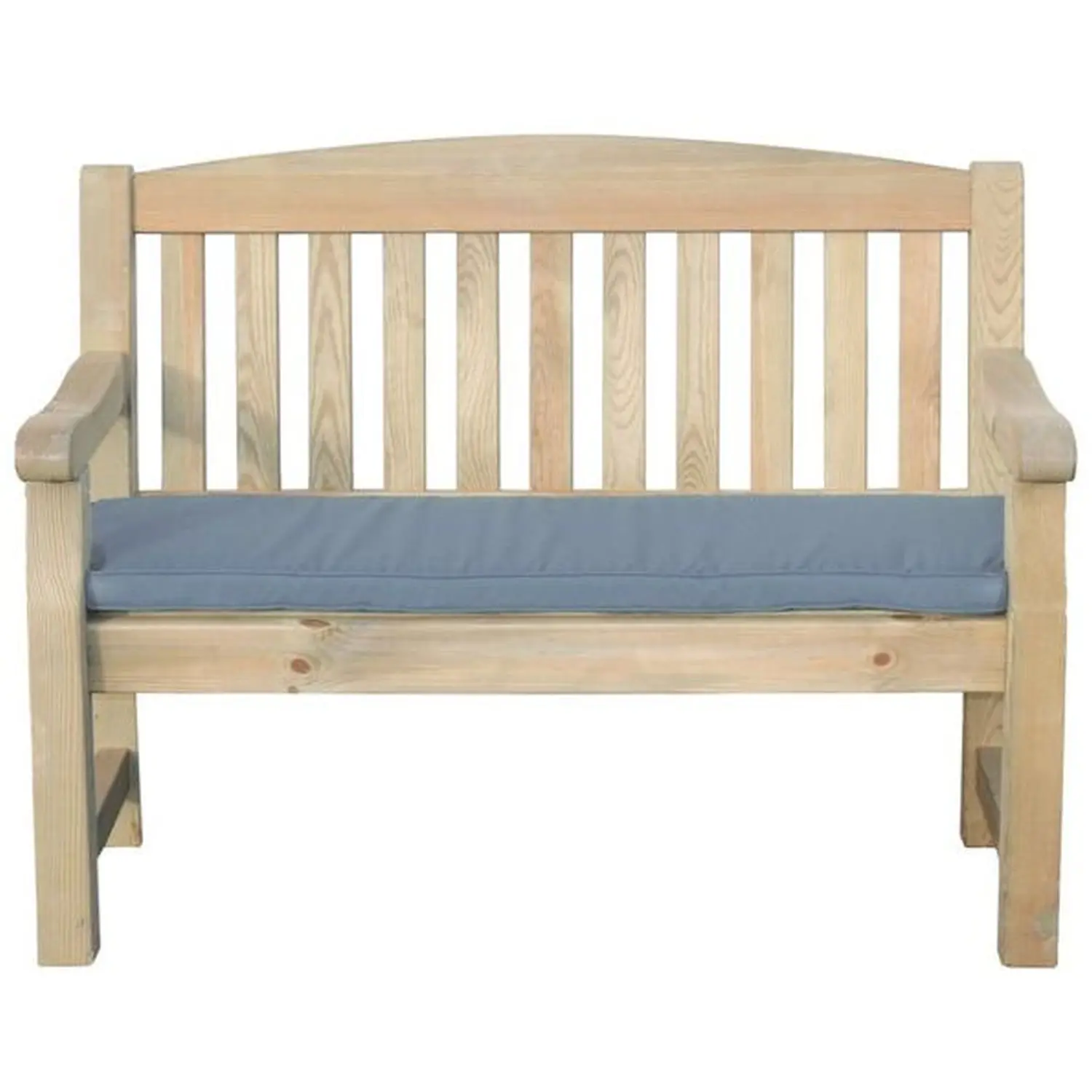 Zest 2 Seater Bench Pad Grey