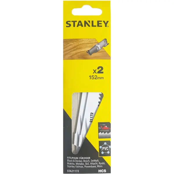 Stanley Reciprocating Saw Blade Pack of 2