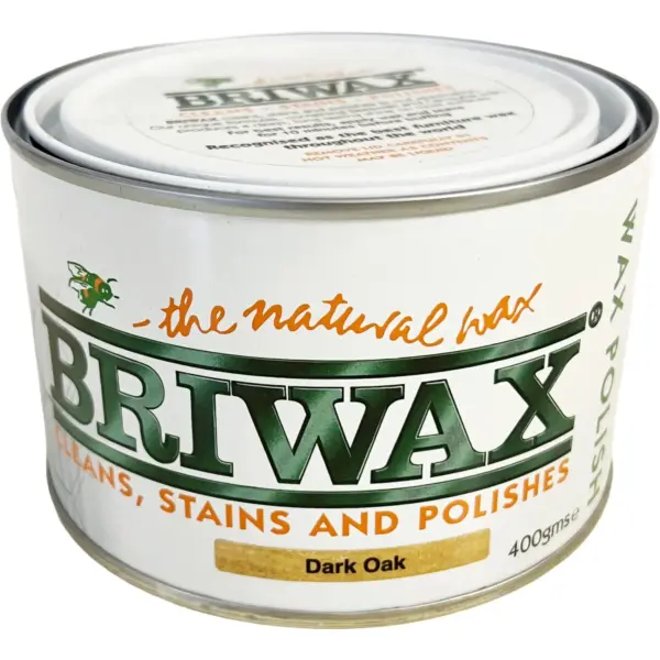 Briwax Wax Polish Dark Oak 400 gram
