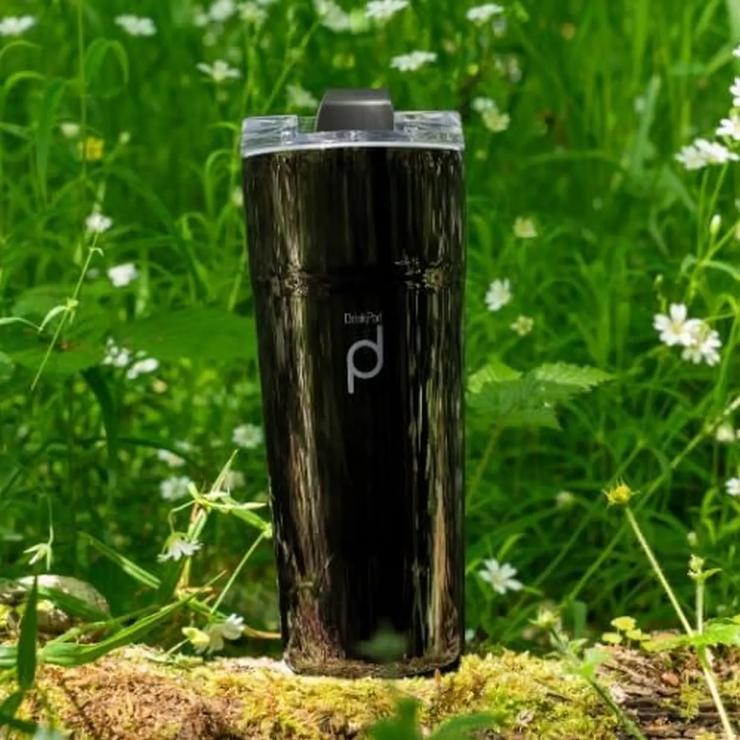 Grunwerg Drink Pod Coffee Mug 500ml Metallic Black