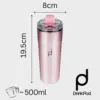 Grunwerg Drink Pod Coffee Mug 500ml Metallic Rose