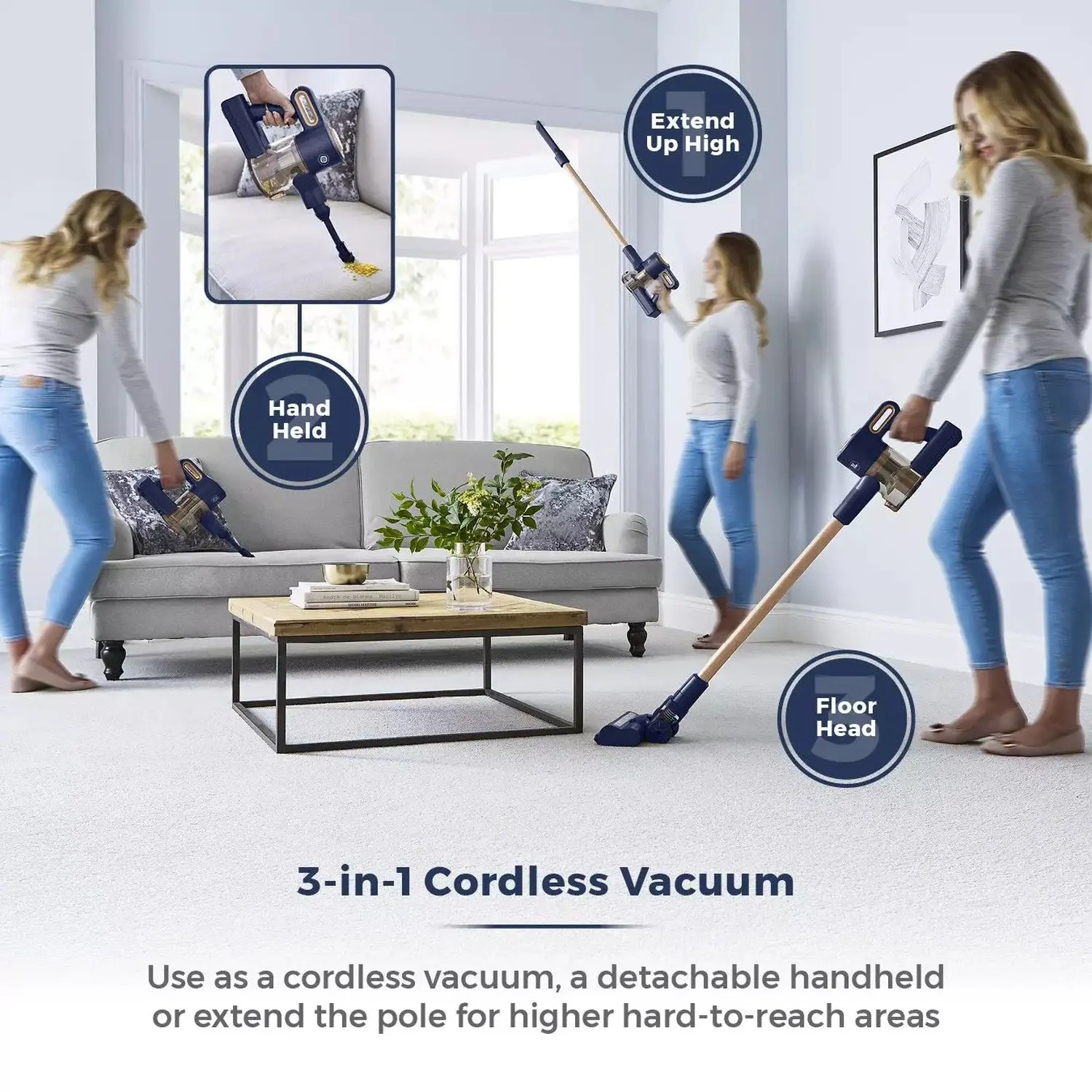 Tower VL45 Pole Vac Pet 22v