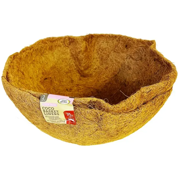 Smart Garden Hanging Basket Liners 35cm Twin Pack