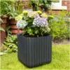 Keter Cube Planter 21.5ltr Anthracite