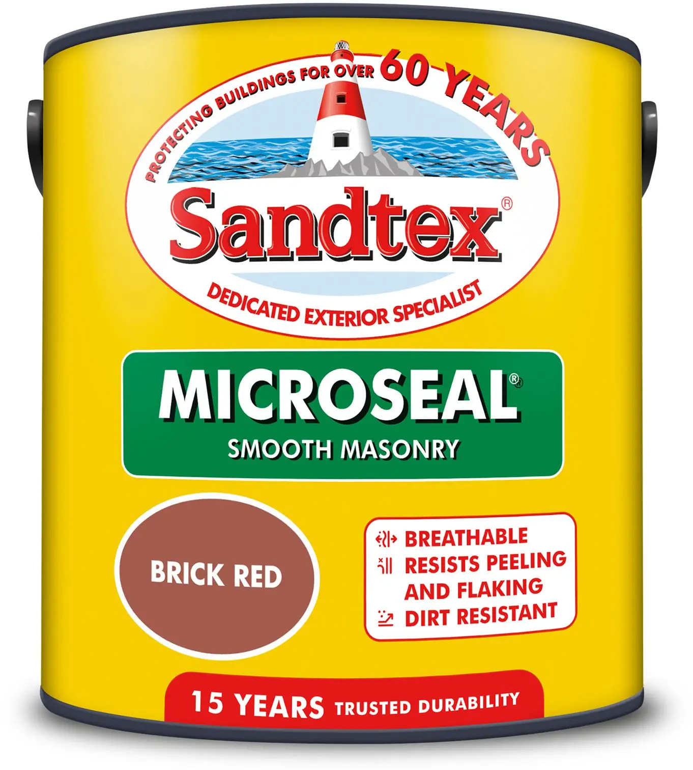 Sandtex Masonry Paint 2.5ltr Brick Red