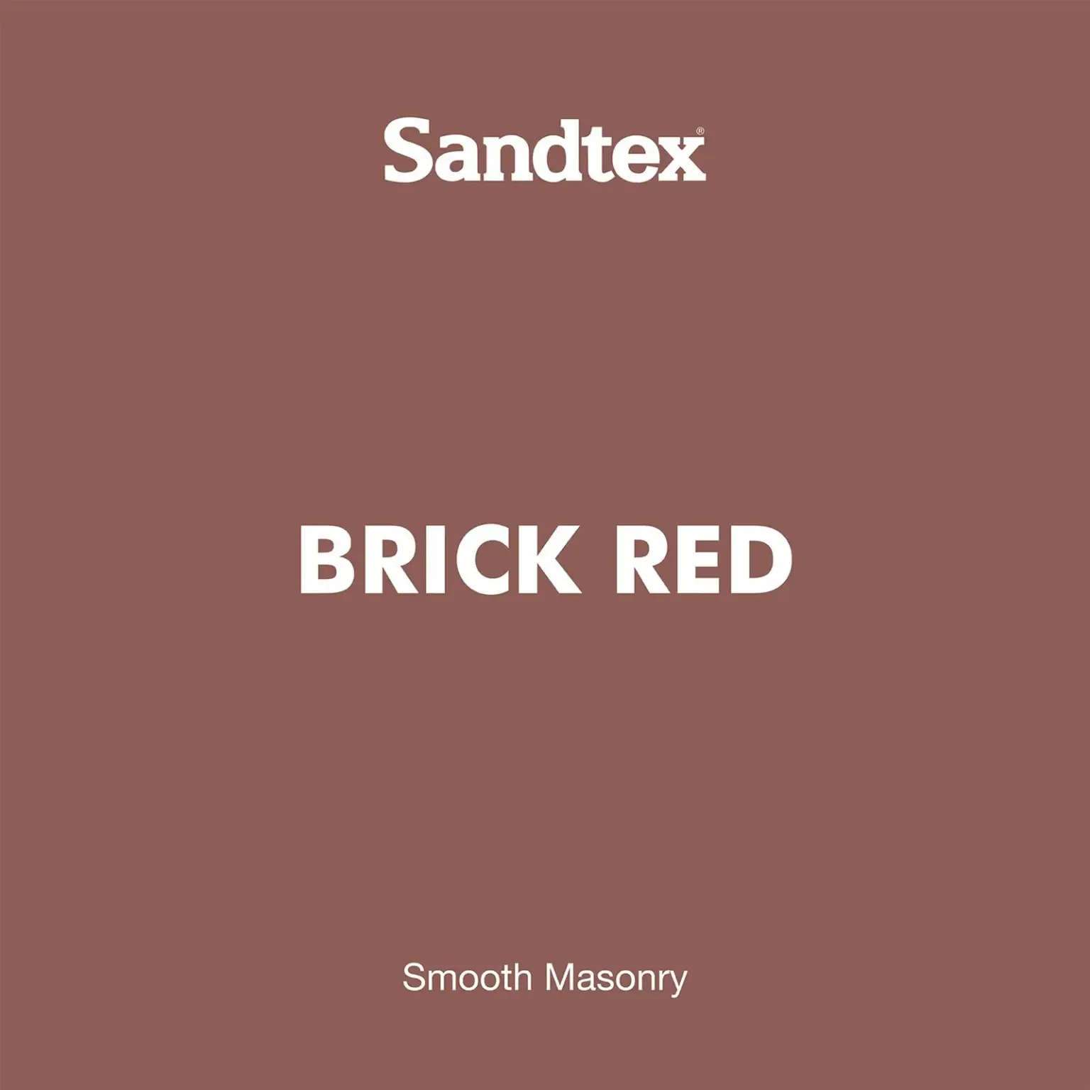 Sandtex Masonry Paint 2.5ltr Brick Red