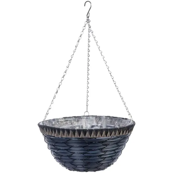 Smart Garden Hanging Basket Rattan Effect 14"