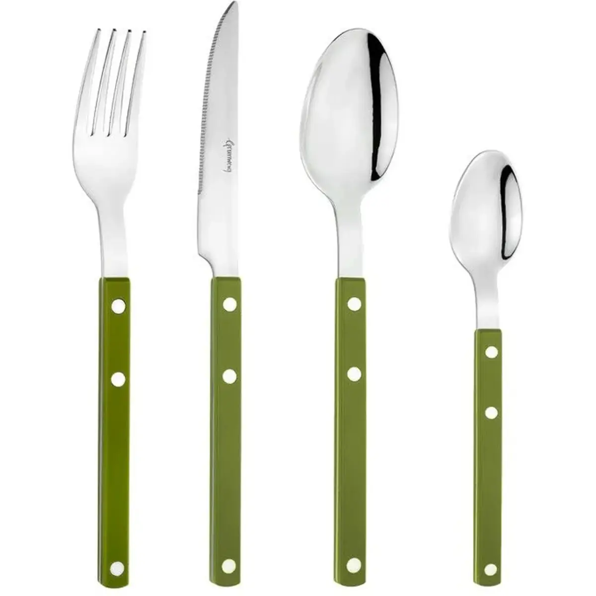 Grunwerg Bistro Cutlery Set Green16Pce
