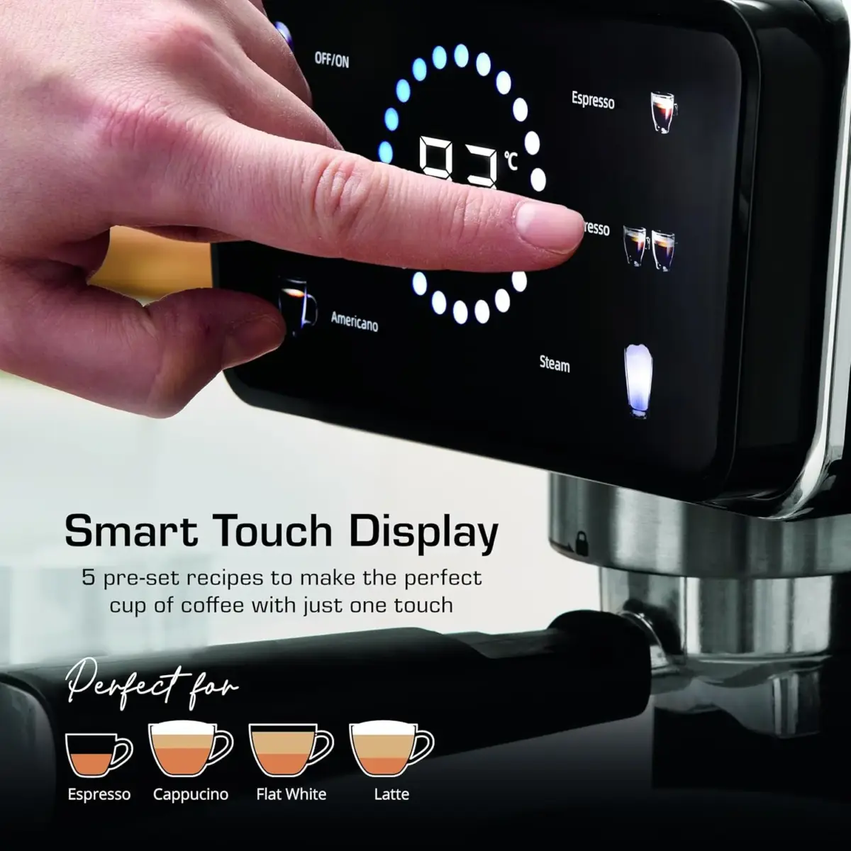 Swan Pump Digital Coffee Machine