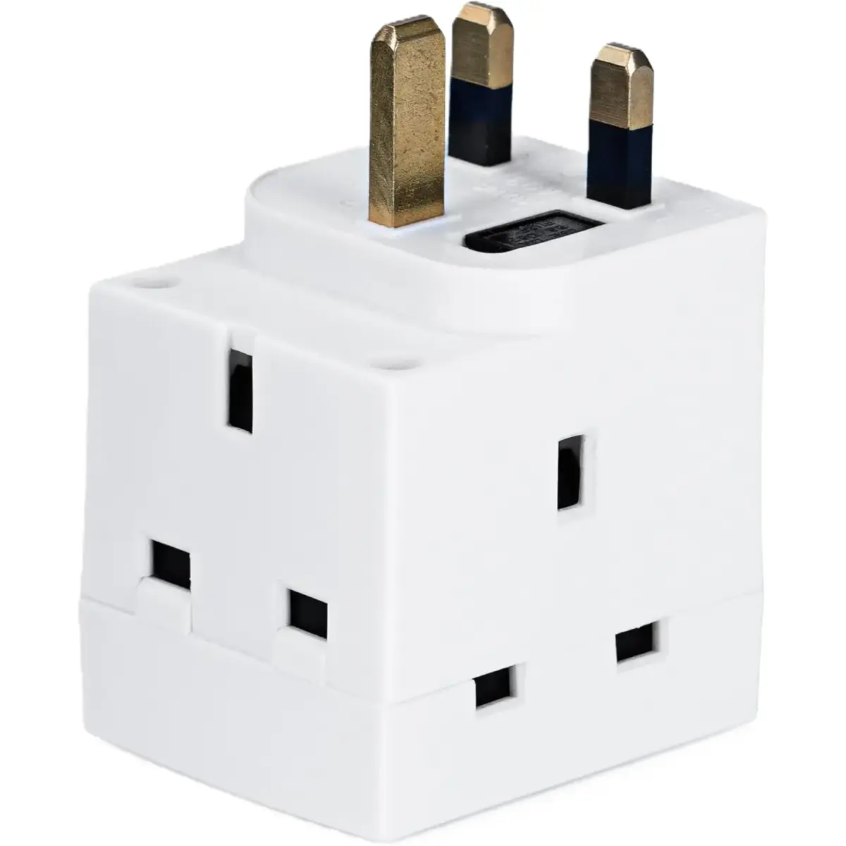 Status Way Block Adaptor White 12w  2 x USB A&C Charging Ports pk1