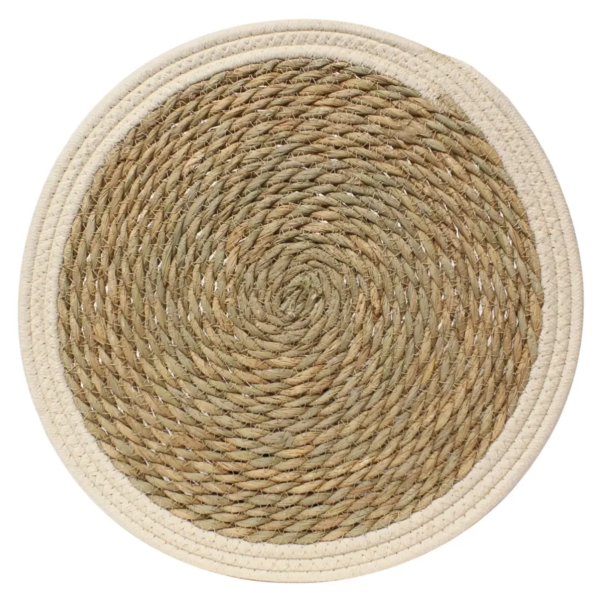 Tradestock Leaf & Loom Cream Seagrass Placemats 2Pk