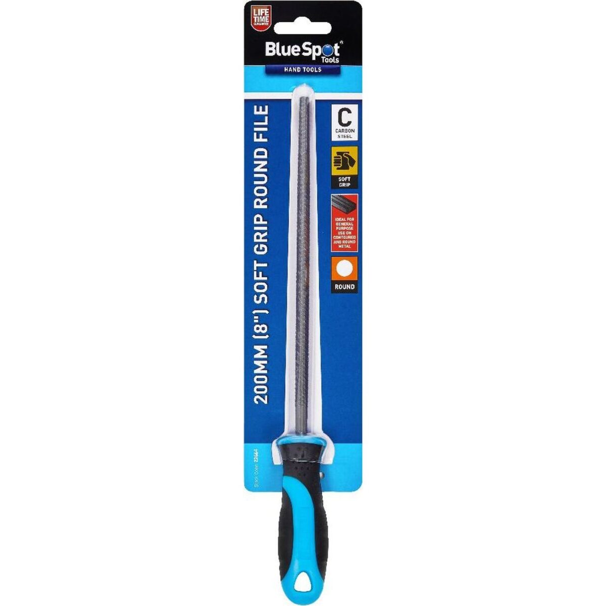 BlueSpot Round File 200mm