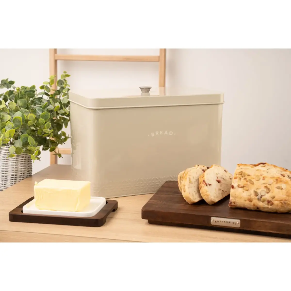 Artisan Street Bread Storage Bin Stone