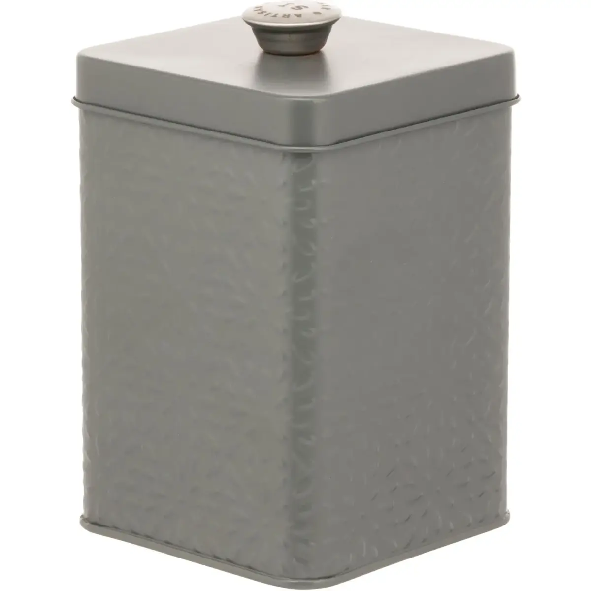 Artisan Street Embossed Storage Canister Smoke