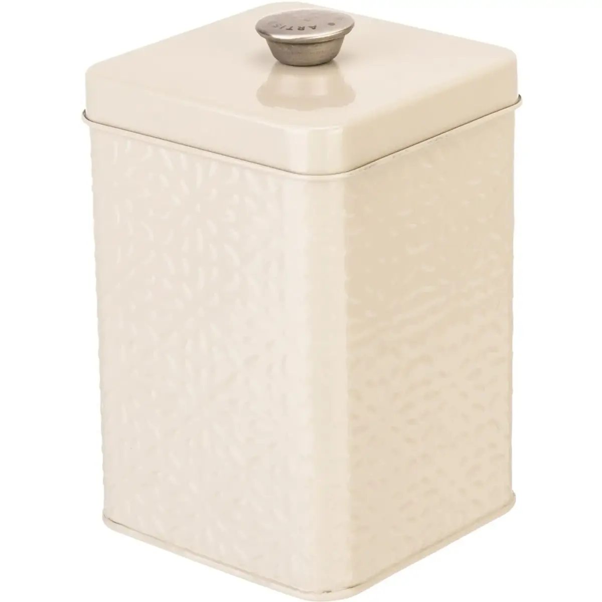 Artisan Street Embossed Storage Canister Stone