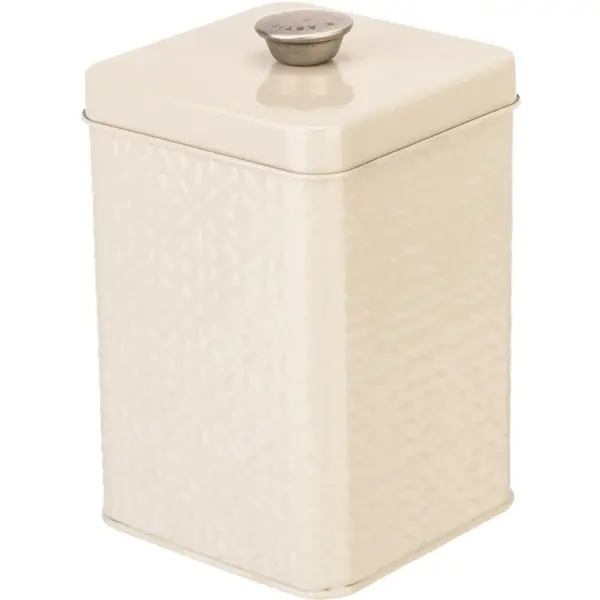 Artisan Street Embossed Storage Canister Stone