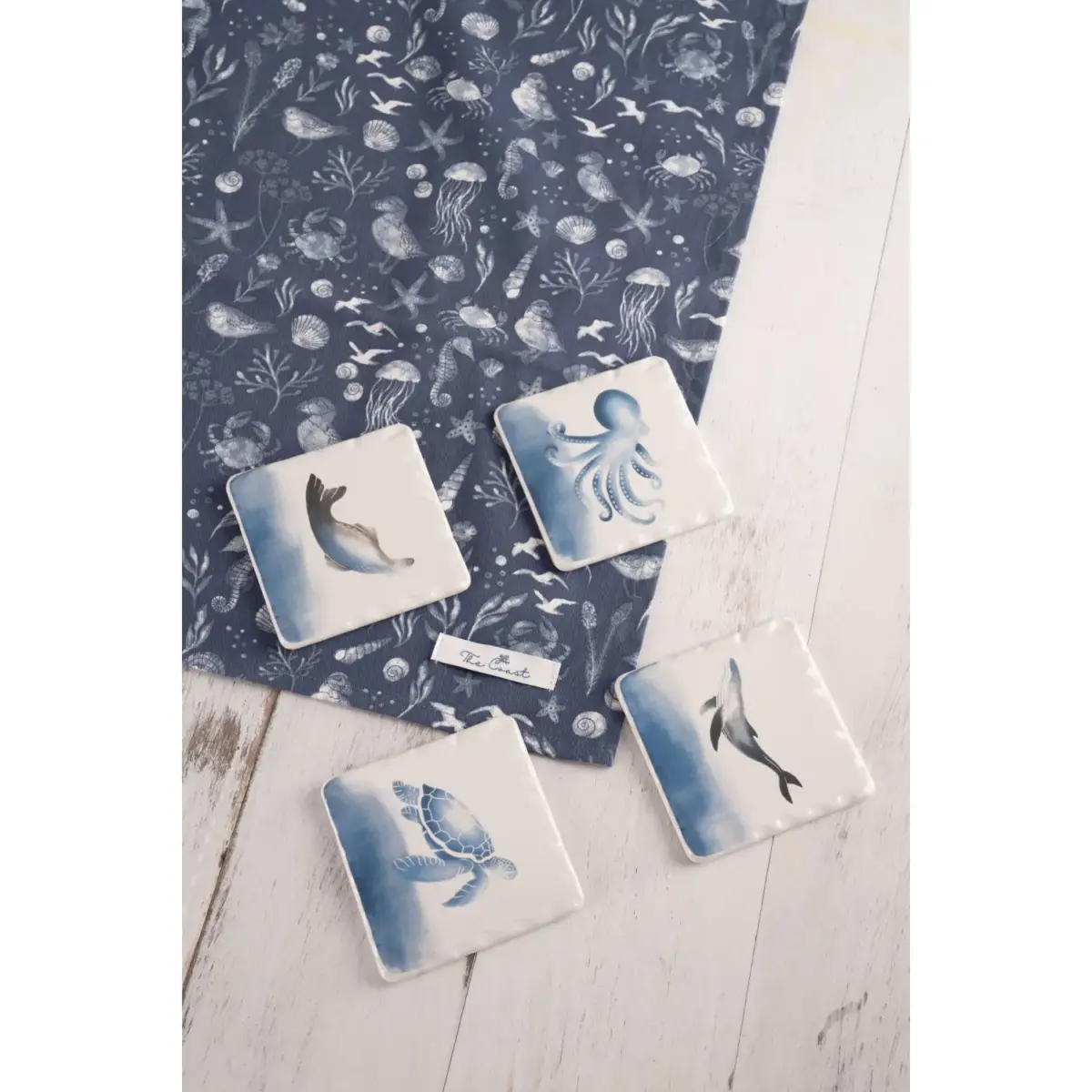 The Coast Ceramic Coasters 4Pk